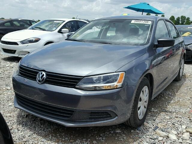 3VW2K7AJ3EM235898 - 2014 VOLKSWAGEN JETTA BASE 灰色 照片 2