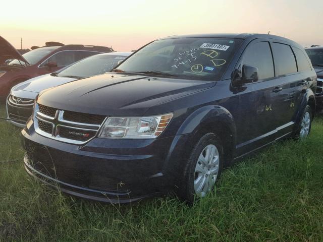 3C4PDCAB6DT728905 - 2013 DODGE JOURNEY BLUE photo 2