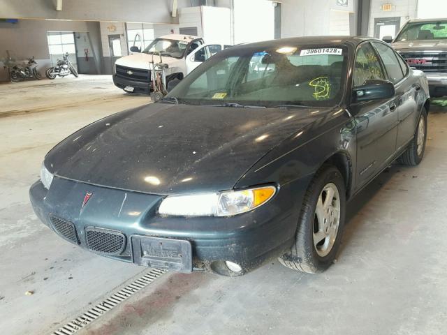 1G2WJ52M7XF207405 - 1999 PONTIAC GRAND PRIX GREEN photo 2