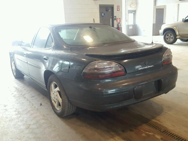 1G2WJ52M7XF207405 - 1999 PONTIAC GRAND PRIX GREEN photo 3