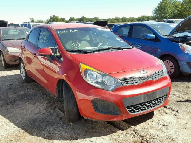 KNADM5A3XD6151374 - 2013 KIA RIO RED photo 1