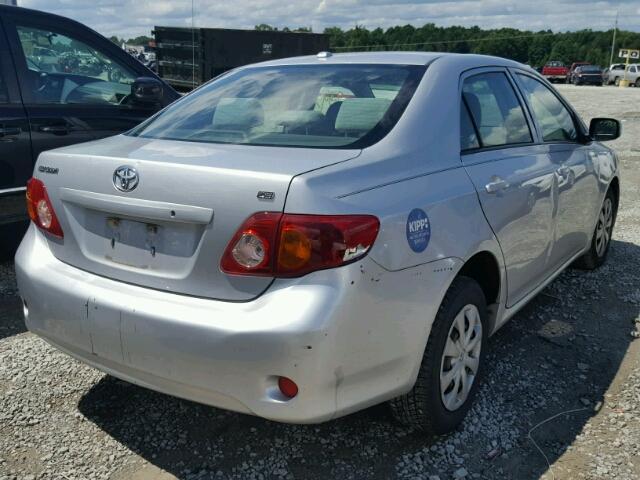 JTDBL40E29J020440 - 2009 TOYOTA COROLLA BA SILVER photo 4