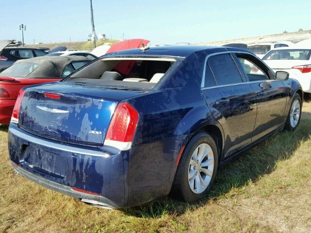 2C3CCAAG7FH930119 - 2015 CHRYSLER 300 BLUE photo 4