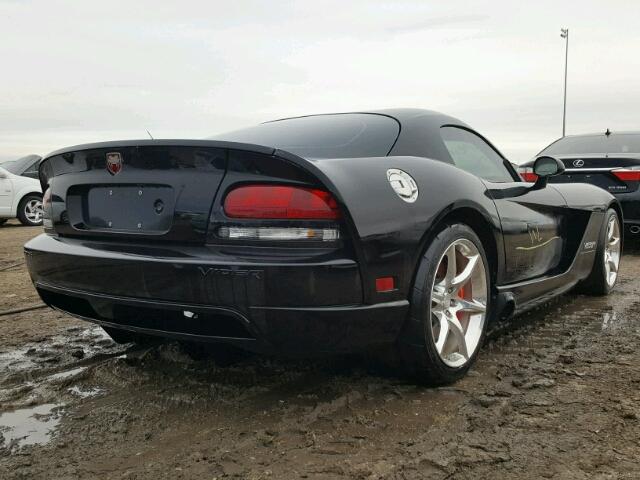 1B3JZ69Z96V101369 - 2006 DODGE VIPER SRT- BLACK photo 4