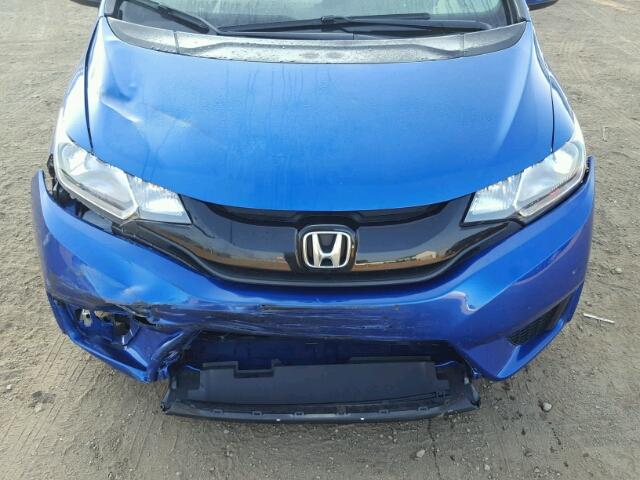 3HGGK5H57FM748483 - 2015 HONDA FIT LX BLUE photo 9