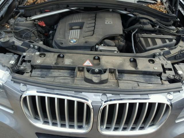 5UXWX5C5XCL717968 - 2012 BMW X3 XDRIVE2 GRAY photo 7