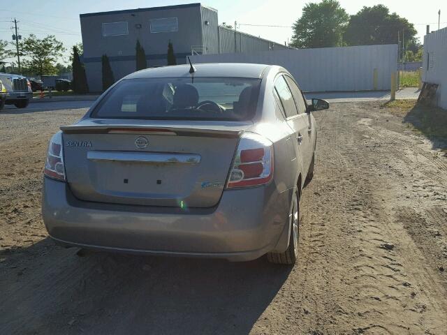 3N1AB6APXCL691173 - 2012 NISSAN SENTRA 2.0 GRAY photo 4