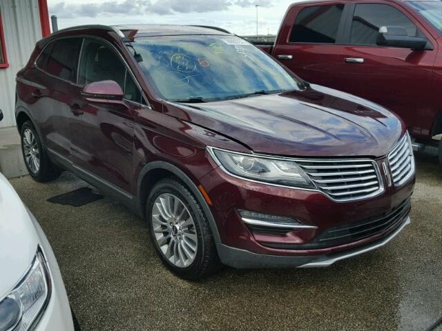 5LMCJ3C9XGUJ19661 - 2016 LINCOLN MKC MAROON photo 1