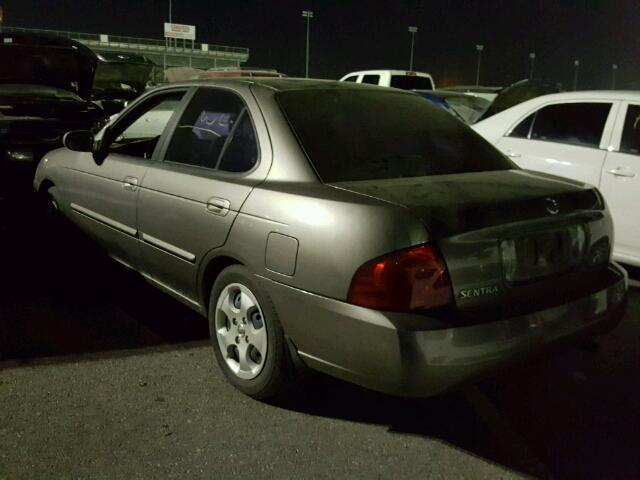 3N1CB51D34L845653 - 2004 NISSAN SENTRA GRAY photo 3