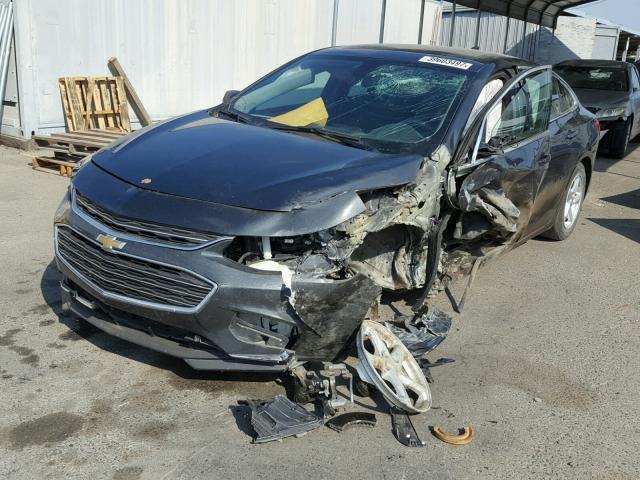 1G1ZB5ST3HF187404 - 2017 CHEVROLET MALIBU LS CHARCOAL photo 2