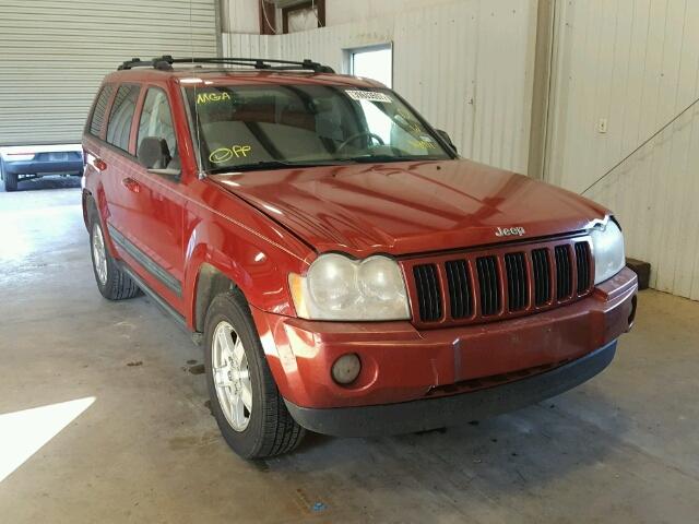 1J4HS48N56C148991 - 2006 JEEP GRAND CHER RED photo 1