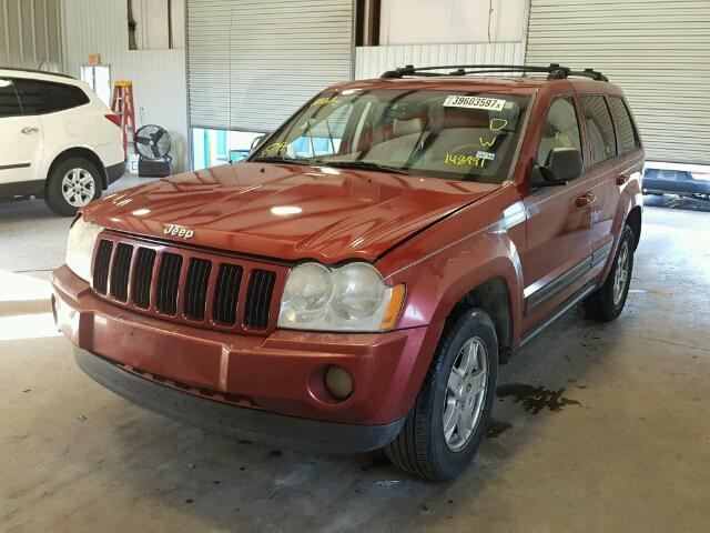 1J4HS48N56C148991 - 2006 JEEP GRAND CHER RED photo 2