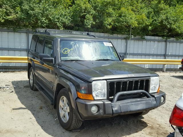 1J8HG48NX6C210773 - 2006 JEEP COMMANDER GREEN photo 1