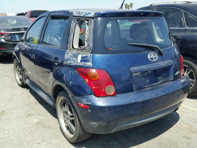 JTKKT624240064784 - 2004 TOYOTA SCION XA BLUE photo 3