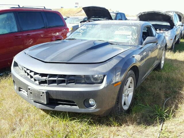 2G1FB1EV2A9151078 - 2010 CHEVROLET CAMARO LT GRAY photo 2