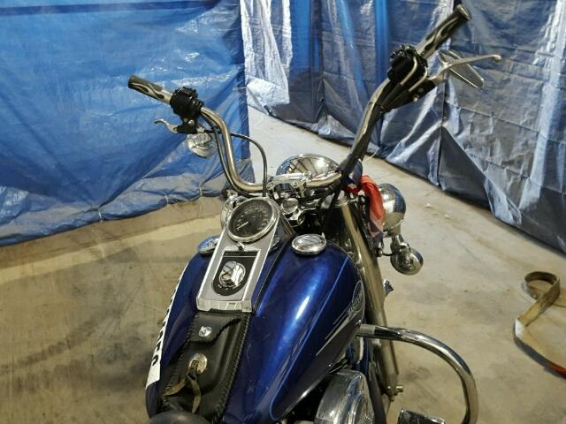 1HD1BWB126Y042119 - 2006 HARLEY-DAVIDSON FLSTCI BLUE photo 5