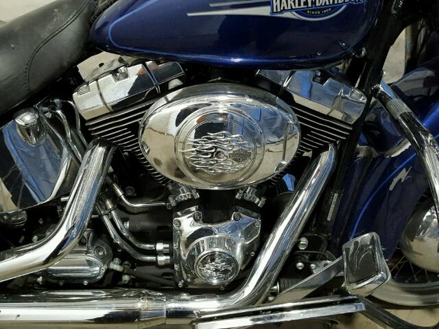 1HD1BWB126Y042119 - 2006 HARLEY-DAVIDSON FLSTCI BLUE photo 7