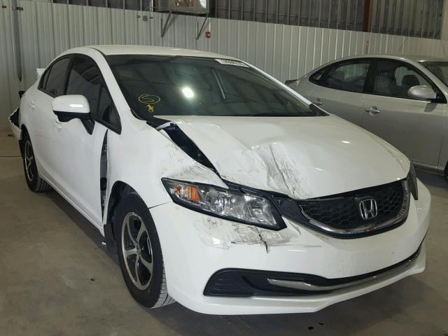 19XFB2F72FE087811 - 2015 HONDA CIVIC SE WHITE photo 1