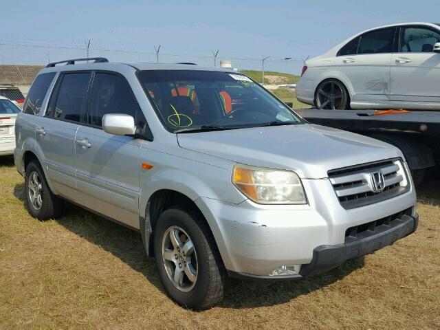 5FNYF28736B034085 - 2006 HONDA PILOT EX GRAY photo 1