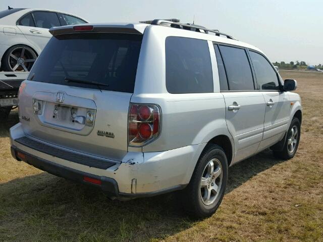 5FNYF28736B034085 - 2006 HONDA PILOT EX GRAY photo 4