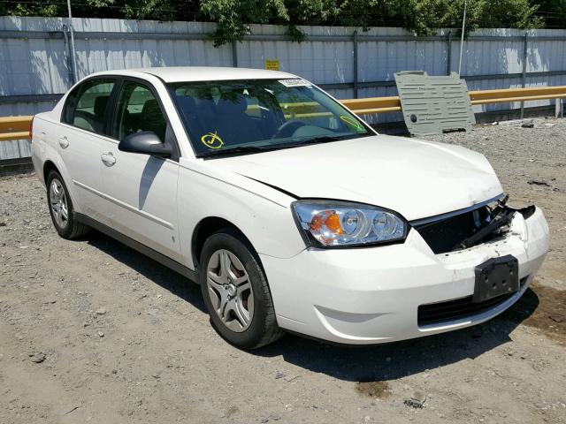 1G1ZS58N28F147288 - 2008 CHEVROLET MALIBU LS WHITE photo 1