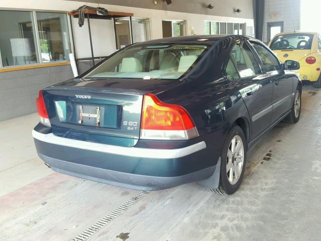 YV1RS58D212039968 - 2001 VOLVO S60 2.4T GREEN photo 4