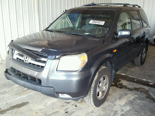 5FNYF28476B013763 - 2006 HONDA PILOT GRAY photo 2