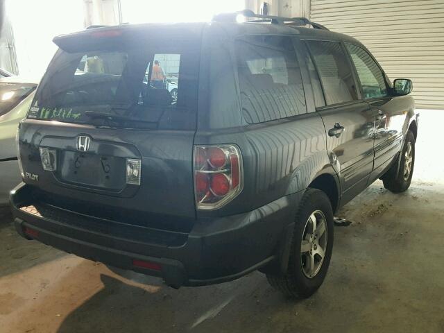 5FNYF28476B013763 - 2006 HONDA PILOT GRAY photo 4