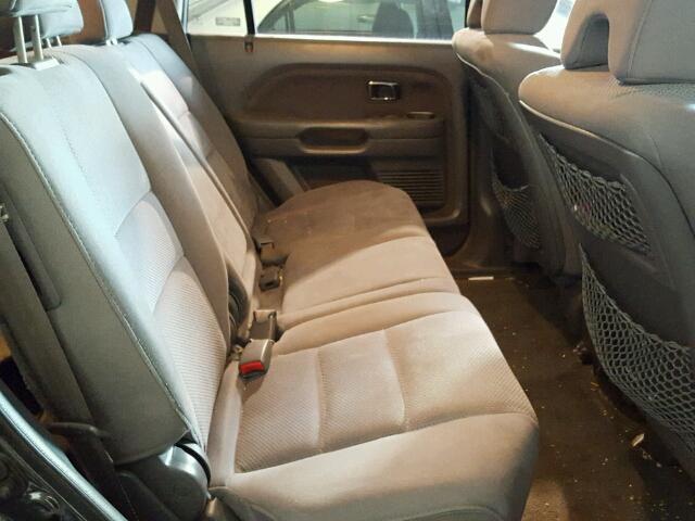 5FNYF28476B013763 - 2006 HONDA PILOT GRAY photo 6