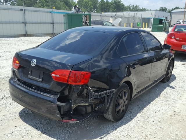 3VW2K7AJXEM379156 - 2014 VOLKSWAGEN JETTA BASE 黑色 照片 4