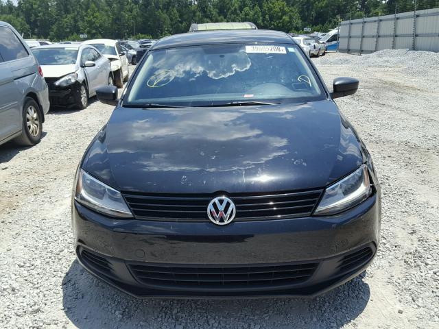 3VW2K7AJXEM379156 - 2014 VOLKSWAGEN JETTA BASE 黑色 照片 9