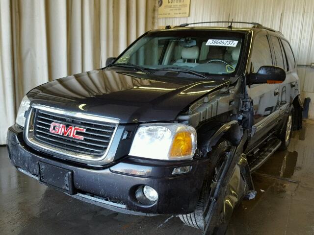 1GKDT13S852209224 - 2005 GMC ENVOY BLACK photo 2