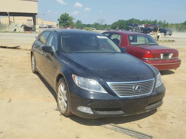 JTHGL46F185025558 - 2008 LEXUS LS 460L BLACK photo 1