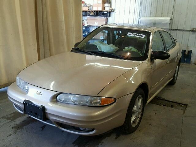 1G3NL52E24C101001 - 2004 OLDSMOBILE ALERO GL TAN photo 2