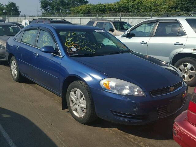 2G1WB58K669385529 - 2006 CHEVROLET IMPALA LS BLUE photo 1