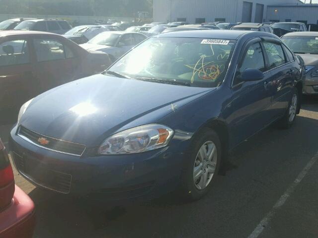 2G1WB58K669385529 - 2006 CHEVROLET IMPALA LS BLUE photo 2