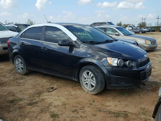 1G1JC5SH1F4141066 - 2015 CHEVROLET SONIC BLACK photo 1