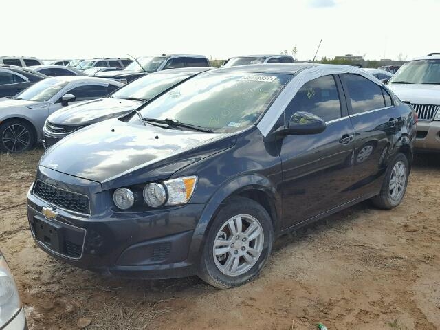 1G1JC5SH1F4141066 - 2015 CHEVROLET SONIC BLACK photo 2