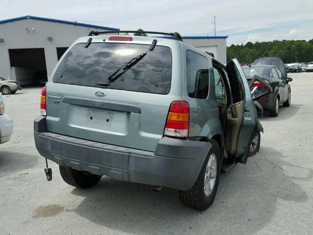 1FMYU03Z97KA15463 - 2007 FORD ESCAPE XLT GREEN photo 4