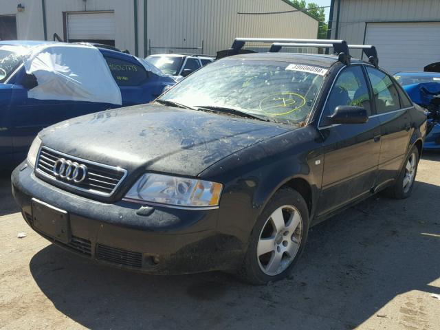 WAUED24B1YN040889 - 2000 AUDI A6 2.7T QU BLACK photo 2