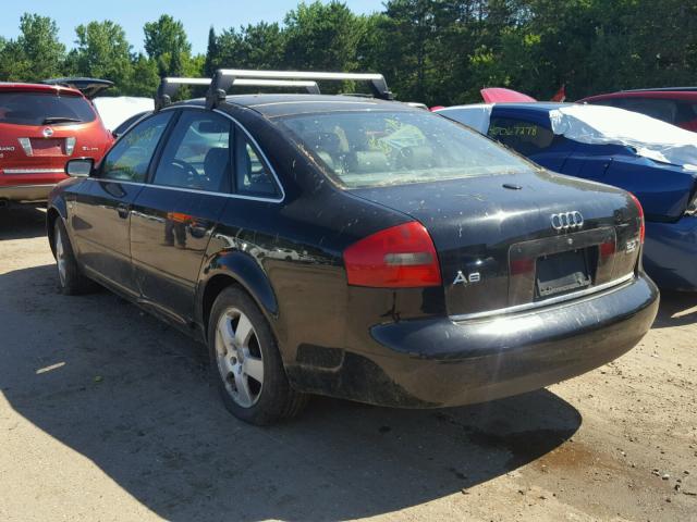 WAUED24B1YN040889 - 2000 AUDI A6 2.7T QU BLACK photo 3