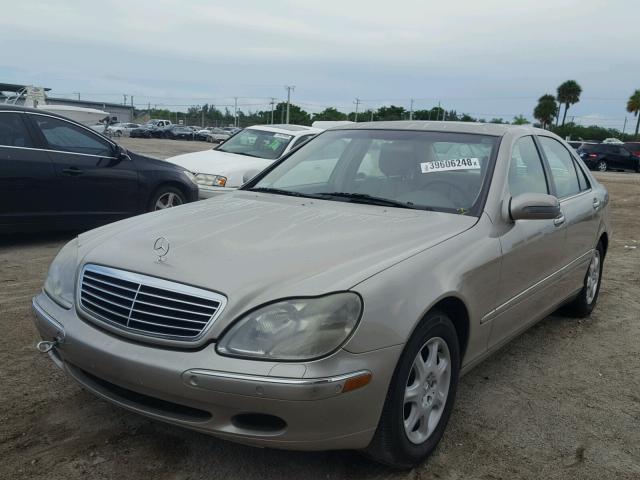 WDBNG75J6YA048201 - 2000 MERCEDES-BENZ S 500 BEIGE photo 2