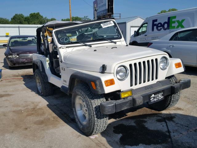 1J4FA39S53P314164 - 2003 JEEP WRANGLER C WHITE photo 1