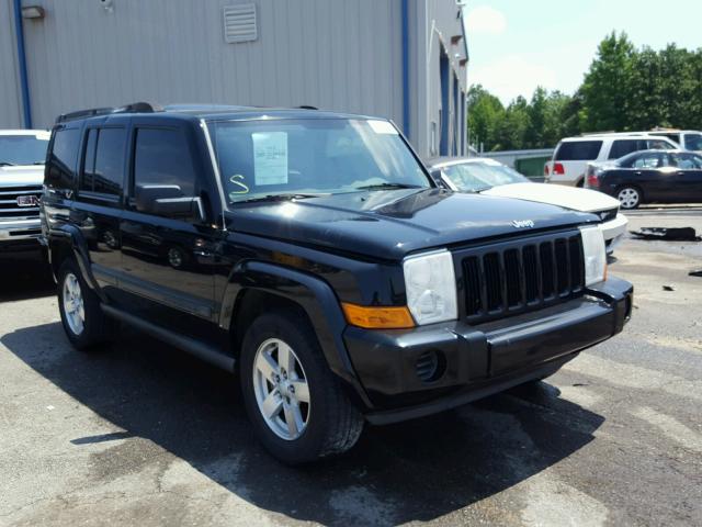 1J8HG48N16C273924 - 2006 JEEP COMMANDER შავი ფოტო 1