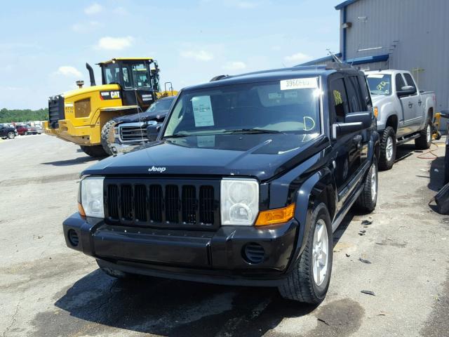 1J8HG48N16C273924 - 2006 JEEP COMMANDER შავი ფოტო 2