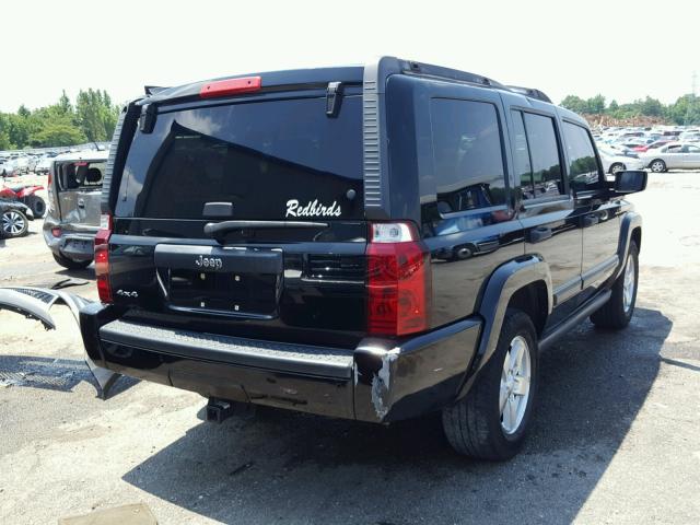 1J8HG48N16C273924 - 2006 JEEP COMMANDER შავი ფოტო 4