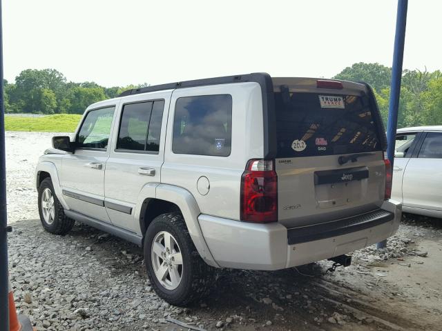 1J8HG48KX7C530537 - 2007 JEEP COMMANDER 银色 照片 3