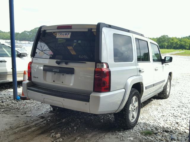 1J8HG48KX7C530537 - 2007 JEEP COMMANDER 银色 照片 4