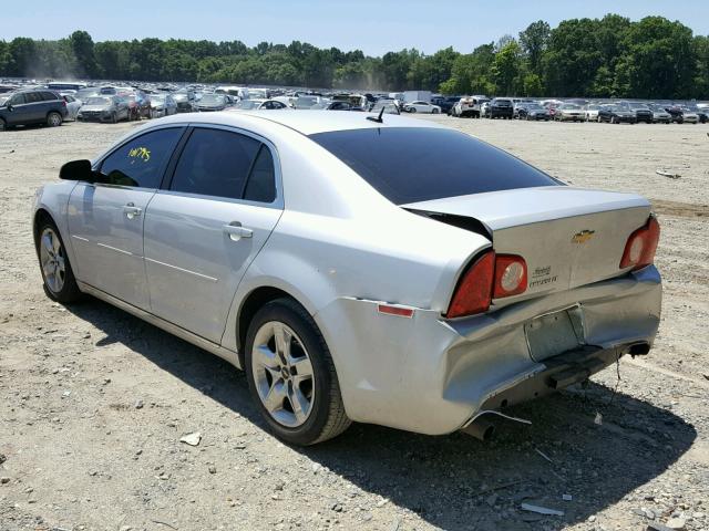 1G1ZC5EB7AF321773 - 2010 CHEVROLET MALIBU 1LT 银色 照片 3