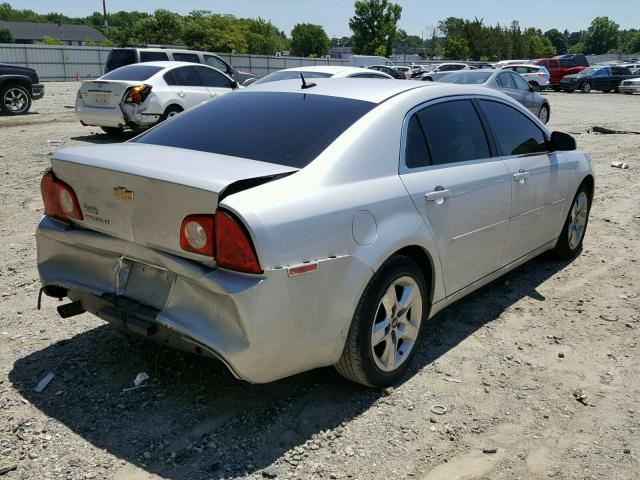 1G1ZC5EB7AF321773 - 2010 CHEVROLET MALIBU 1LT 银色 照片 4